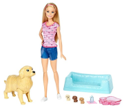Barbie Newborn Pups and Doll