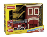 Fisher-Price Imaginext Firestation & Fire Engine