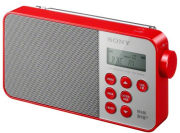 Sony XDRS40 Portable DAB Radio - Red