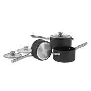 Ninja ZEROSTICK Stackable 3-Piece Saucepan Set C53000UK